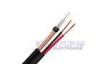 23 AWG BC RG59 B/U Siamese CCTV Coaxial Cable with 24 0.20mm CCA Power for Digital Video