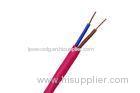 Unshielded 2 Core Silicone Fire Resistant Cable , Low Smoke PVC with Copper Conductor