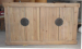 Recycled wood sideboard 4 doors