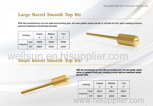 Carbide Smooth Top Nail Bit