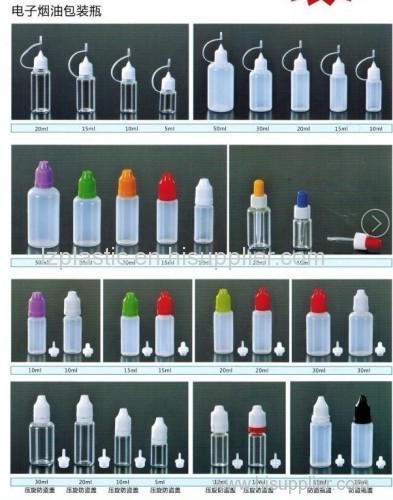 CHILD Proof Caps PE/LDPE various new plastic eliquid bottle