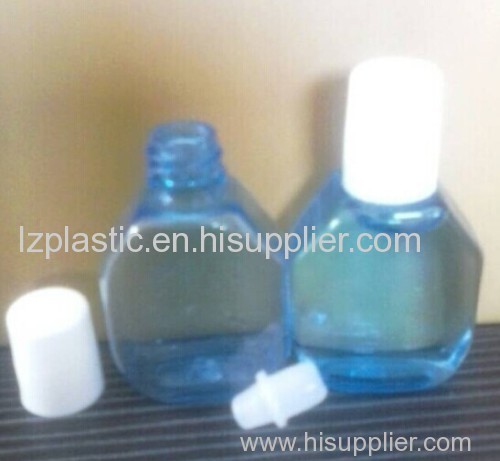 10 ml Plastic E Liquid bottle with short fat tip screw cap