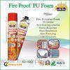 Fire Retardant Pu Foam Spray / Glue , Self-Extinguishable And Water-Resistant