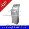 Check-in kiosk with brand SAW touchscreen and LCD custom kiosk design TSK8004