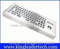 Stainless Steel Industrial Desktop Keyboard 12 Function Keys F1 - F12 With Trackball