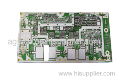 10 Layers High Frequency PCB Circuit Board and PCBA For Network Communicaton System