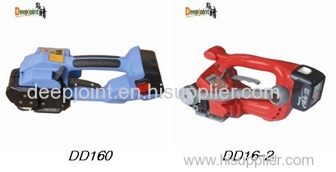 Battery Strapping Tool for polyester (PET) strapping & polypropylene (PP) strapping