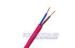 FRLS Unshielded 0.50mm2 Fire Resistant Cable , Bare Copper with 5.00mm Jacket