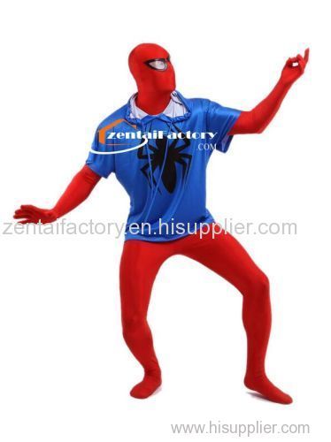 The scarlet zentai spiderman