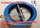 6 Inch Ductile Iron Dual Plate Check Valves Non Return , wafer TYPE
