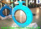 Double Flange U Type Butterfly Valve Worm Gear Operated Butterfly Valve