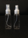 100ml PET square plastic sprayer bottle
