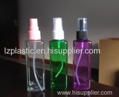 100ml square plastic sprayer bottle