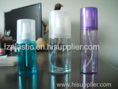 125ml-200ml pet plastic cylinder spray bottle for freshener/perfume/cosmetic