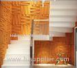 Removable Bedroom / Bathroom Wall Sticker 3D Decorative Wall Panels Sound-absorbing