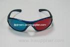 Red Cyan Blue 3D Glasses Pc Plastic Frame For 3D Dimensional Movie