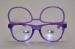 Transparent Purple Plastic Diffraction Glasses , Flip Up Glasses