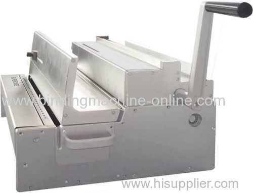 Die-exchangeable punching machine with wire-o binding system