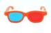 Children Plastic Red Cyan 3D Glasses , polarized 3d red cyan glasses