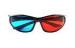 Eco-Friendly ABS Plastic Red Cyan 3D Glasses Polarized Watching 3d Movie