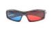Reusable Plastic Red Cyan 3D Glasses / anaglyph red blue 3d glasses
