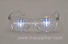 Rainbow Effect Plastic Diffraction Glasses For Fireworks Show