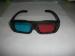 ABS Plastic Red Cyan 3D Glasses With 0.16mm PET Lenses
