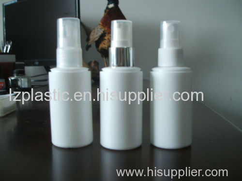 75ml PE roundplastic white cosmetic spray bottle