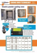 powder coating  curing oven catalogue