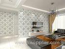 Wall Hanging 3D Living Room Wallpaper , Fabric Wall 3d Wall Panel Sound-absorbing