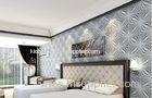 Fashion Modern Wood 3D Living Room Wallpaper for Home Wall / Wall Art 3D Wall Panels