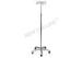 Aluminum Alloy Height Adjustable Portable Iv Drip Stand For Emergency Center