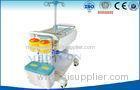 Movable ABS Plastic Medical Trolley / Metal clinic medicine trolley