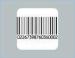 RF Security label , Square Barcode Security Labels , 5*5 Pharmacy EAS Labels