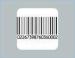 RF Security label , Square Barcode Security Labels , 5*5 Pharmacy EAS Labels