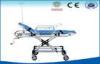 Hospital Ambulance Stretcher Trolley , Rise-And-Fall Emergency Bed