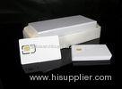 White Blank Chip Custom Contacted Smart Card, Business Cards With ISO