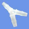 PVDF Plastic Y Connector 3/16&quot; Three Way Pipe Joint For Beauty Machine
