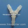 Plastic Y Connector 1/4" PVDF Water Pipe Fitting Three Way Hose Joint