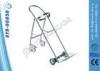 Stainless Steel Medical Hospital Oxygen Bottle Trolley With Four Wheel