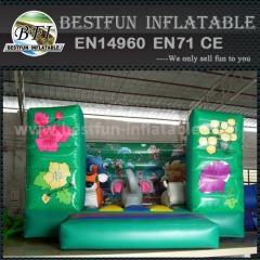 Giant and commercial 2015 Lovely Jungle Animals Inflatable Bouncer