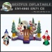 Advertising Christmas theme inflatable bouncer