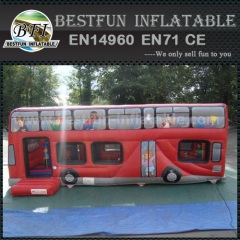 Inflatable Bus Bouncer jumping castle Air trampoline Bus