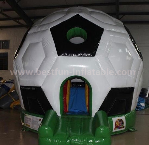 Football jumping house inflatable bouncer for kids