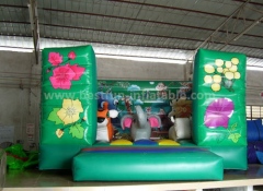Giant and commercial 2015 Lovely Jungle Animals Inflatable Bouncer