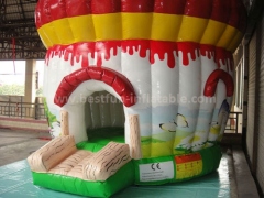 Hot selling fantastic commercial pvc mushroom style cheap inflatable bouncer