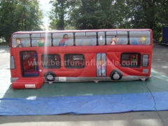 Inflatable Bus Bouncer jumping castle Air trampoline Bus