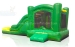 New design green tropical inflatable combo