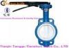 API598 Corrosion Resistant Valves Lever Operated , Wafer Butterfly Valve