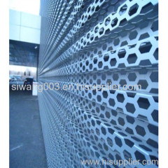 Stainless hexagonal Hole Perforated